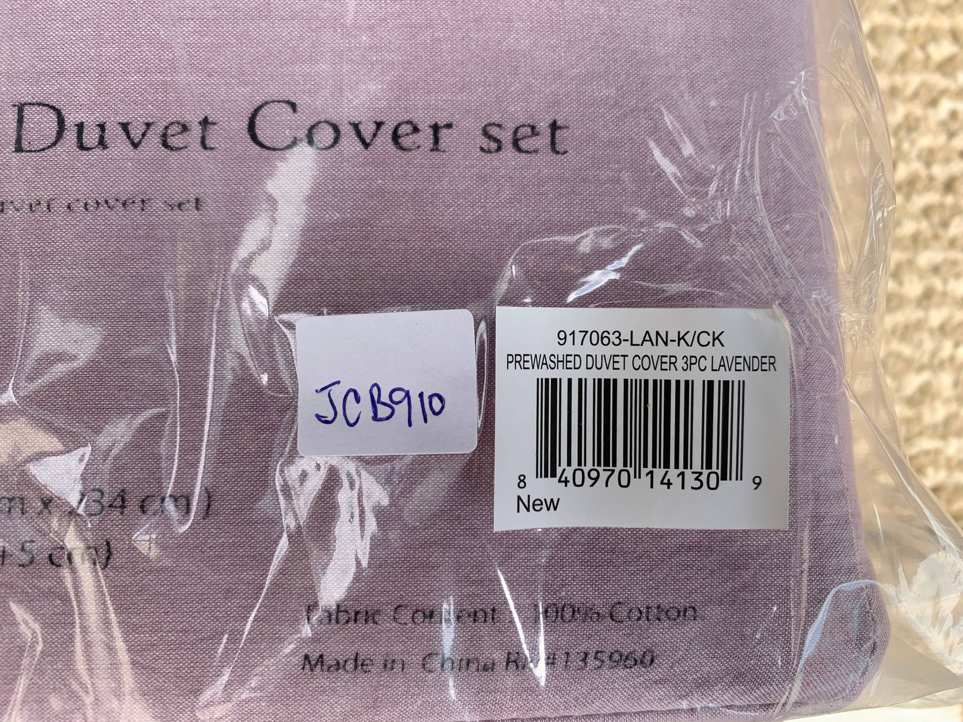 King / Cal ~ 3 Piece Duvet Cover Set, Cotton, by Swift Home , Dusty Lavender - GetSetHome Store