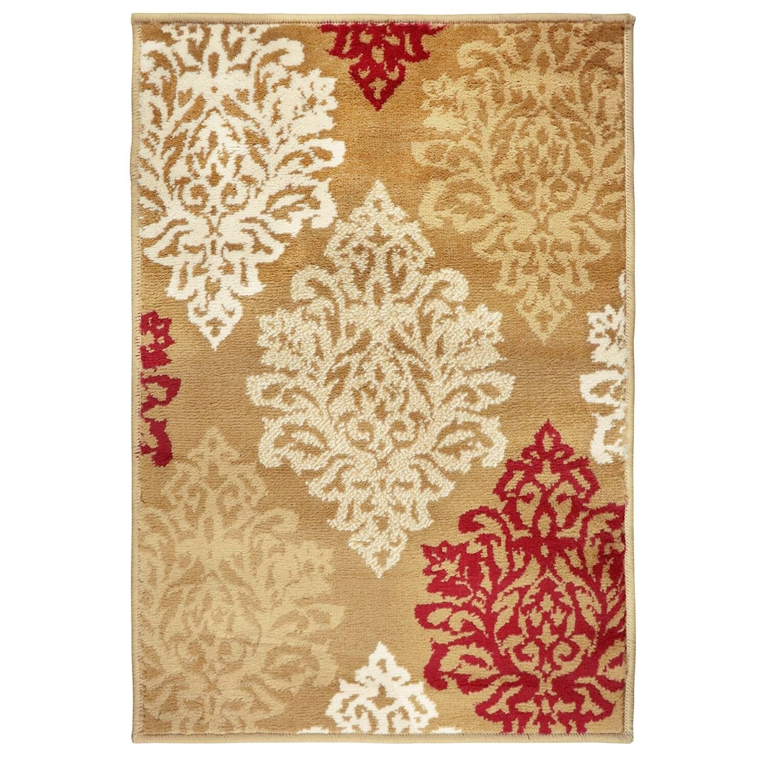 Miranda Haus Danvers Traditional Damask Area Rug ~ 4' x 6' - GetSetHome Store