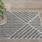 Nourison  Cozumel CZM05 Dark Grey ~ 5'3" X 7'3" - GetSetHome Store