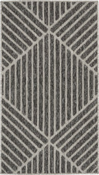 Nourison  Cozumel CZM05 Dark Grey ~ 5'3" X 7'3" - GetSetHome Store