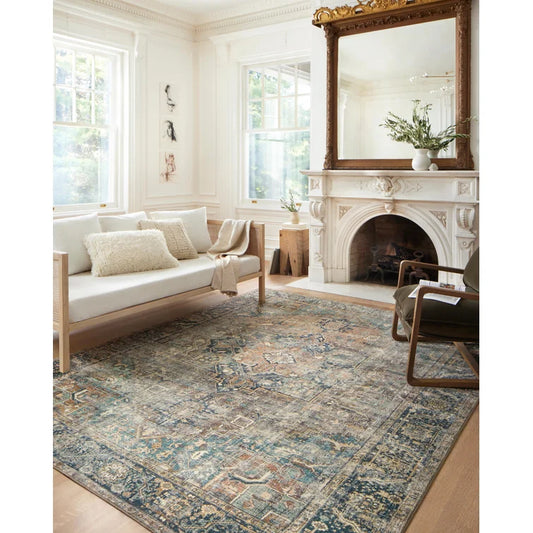 Margot Oriental Blue Area Rug Loloi II MAT-02 - GetSetHome Store