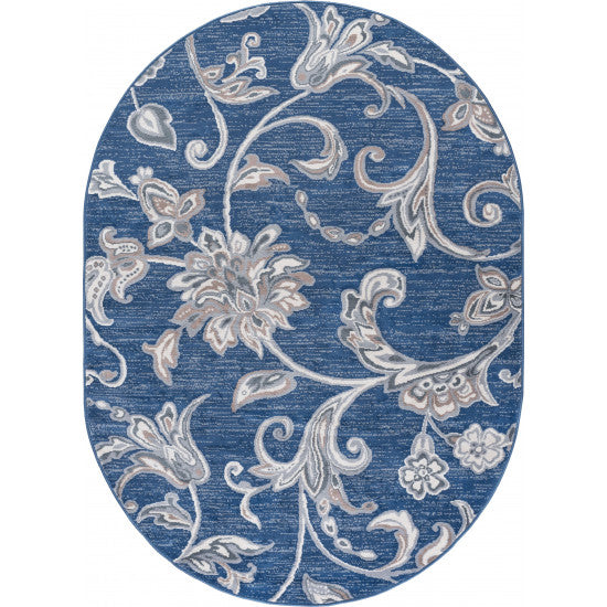 5'3'' x 7'3'' Oval Area Rug - GetSetHome Store