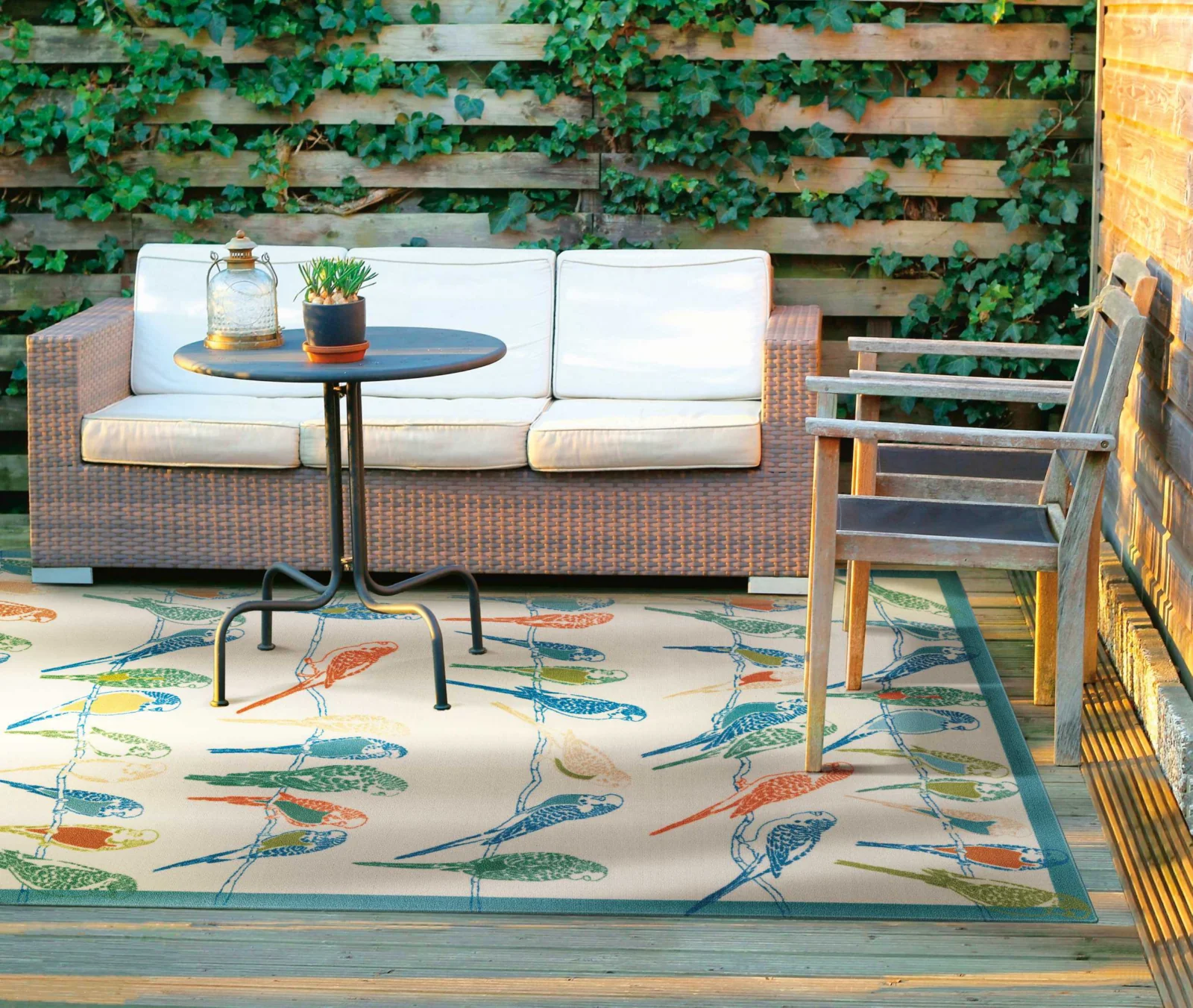 Nourison Sun and Shade Multicolor Area Rug by Waverly - Image 2