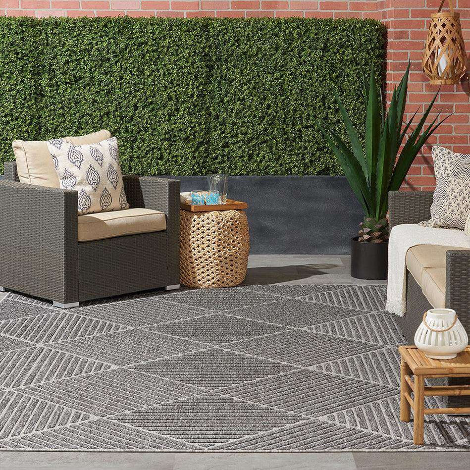 Nourison Cozumel Dark Grey Area Rug - Image 2