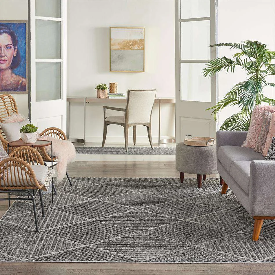 Nourison Cozumel Dark Grey Area Rug - Image 3