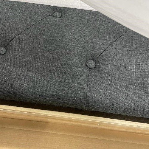 Lilianna Upholstered King Grey Bed - Image 5
