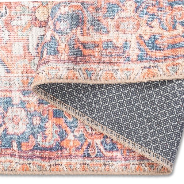 Aura Spill Proof Washable Indoor Area Rug Living Room, Entryway, Bedroom, Kids Room, 8 ft x 10 ft - Image 3